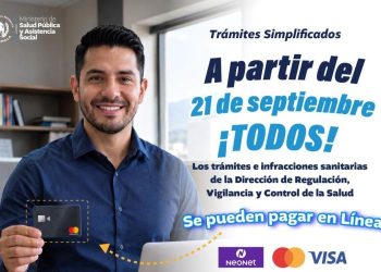 Salud habilita pago en línea de aranceles e infracciones sanitarias