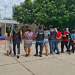 La Policía Nacional Civil (PNC) reportó la captura de 11 personas presuntamente vinculadas con una estructura dedicada al fraude inmobiliario y la estafa. / Foto: PNC