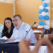 El presidente Bernardo Arévalo en la firma de la agenda territorial en Quetzaltenango.