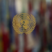 Fotografía de archivo del logotipo de la ONU al exterior de la sala de la Asamblea General, en la sede de Naciones Unidas, en Nueva York (EE.UU.). EFE/EPA/ Sarah Yenesel