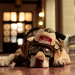 Junior, el perro rescatista que visitó el Palacio Nacional de la Cultura./Foto: Noé Pérez.