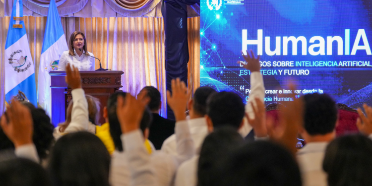 Karin Herrera participó en la tercera edición de HumanIA./Foto: Vicepresidencia.
