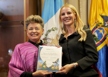 Primera dama de Guatemala entrega Presidencia “pro tempore” de la Alianza ALMA