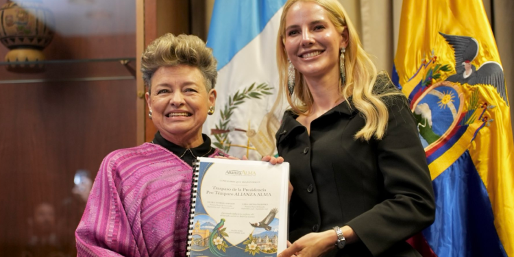 Primera dama de Guatemala entrega Presidencia “pro tempore” de la Alianza ALMA