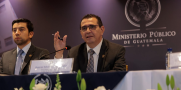 Fiscal del MP destaca la visita de los fiscales federales de Estados Unidos. / Foto: Alex Jacinto