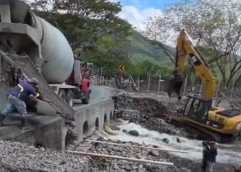 Tránsito continúa habilitado en el kilómetro 111 de la CA-9 Norte tras trabajos en Usumatlán