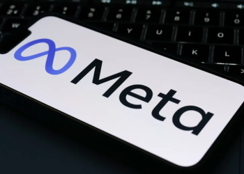 Fotografía de archivo del logo de Meta en la pantalla de un teléfono celular. EFE/