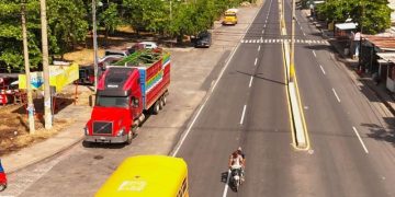 FSS mejoró 2.9 kilómetros de carretera en Tiquisate, Escuintla./Foto: CIV.