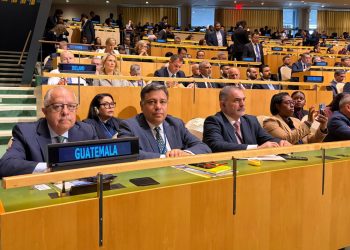 El canciller de Guatemala, Carlos Ramiro participa en el 81 período de sesiones de la Asamblea General de las Naciones Unidas. (Foto: Minex)