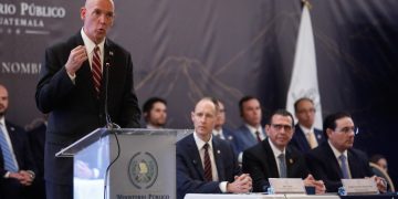 Estados Unidos desataca cooperación con Guatemala en seguridad y justicia. (Foto: Mingob)