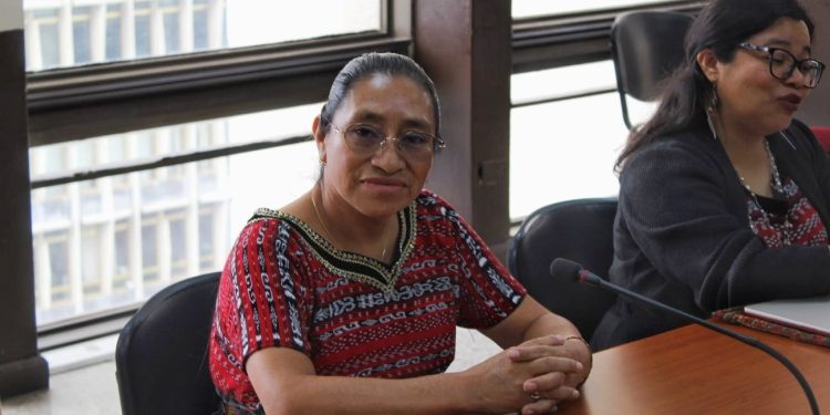 María Juana Elías durante su comparecencia ante el Juzgado Tercero Penal, que resolvió a su favor y cerró el proceso relacionado con las manifestaciones de 2023. / Foto: DCA.