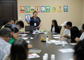 SESAN utiliza juego educativo para reforzar prevención ante sequía. /Foto: SESAN