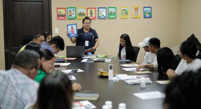 SESAN utiliza juego educativo para reforzar prevención ante sequía. /Foto: SESAN