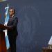 El ministro de Finanzas Públicas presentó el proyecto de presupuesto 2027. (Foto: Gilbert García)