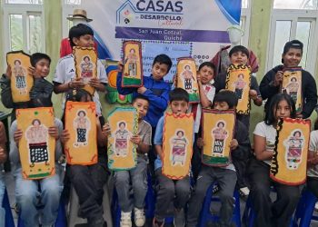Estudiantes de San Juan Cotzal reforzaron su identidad maya ixil./Foto: MCD.