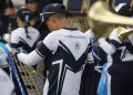 Entre redoblantes, trompetas y platillos, la prevención también encuentra una forma de hacerse escuchar. / Foto: Josue Acevedo