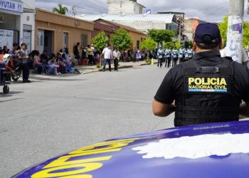 Plan Seguridad en las Fiestas Patrias, implementado por los 205 años de Independencia de Guatemala, la Policía Nacional Civil. / Foto: PNC