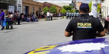 Plan Seguridad en las Fiestas Patrias, implementado por los 205 años de Independencia de Guatemala, la Policía Nacional Civil. / Foto: PNC