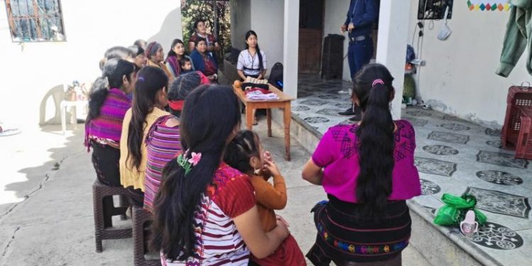 Taller cultural reunió a mujeres para fortalecer su identidad maya mam./Foto: MCD.