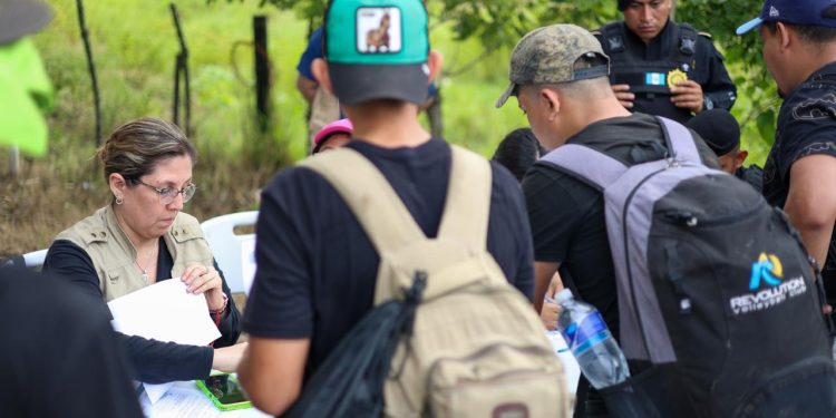 IGM ha identificado 250 personas en tránsito migratorio desde Honduras. / Foto: IGM.