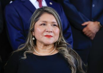 Jenny Noemí Alvarado Tení presidenta del Organismo Judicial (OJ) y de la máxima corte de justicia para el período 2026-2027. / Foto: DCA