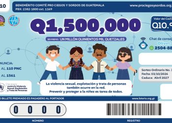 SVET anuncia billete de lotería para promover la protección de menores./Foto: SVET.