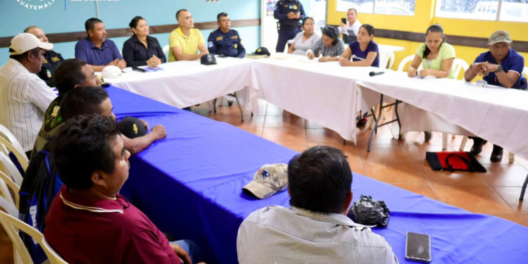 Desarrollan mesas técnicas para reforzar la seguridad en Escuintla