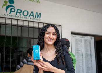 Nueva farmacia PROAM representa ahorro para familias de Chimaltenango. /Foto: MSPAS