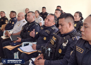 Dan seguimiento a las acciones para reducir incidencia criminal en Jutiapa