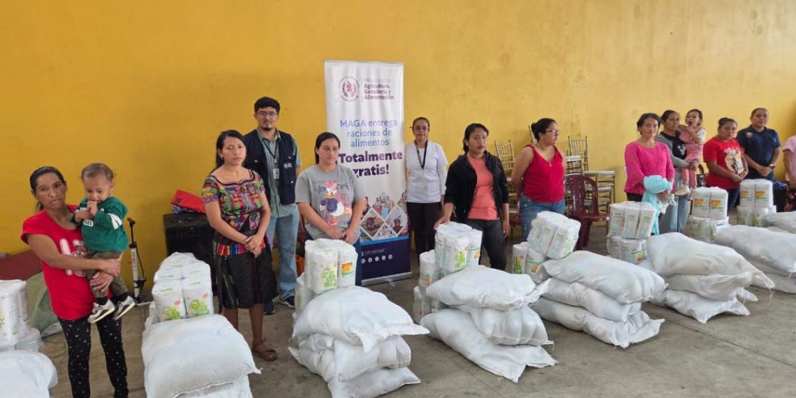 MAGA brinda asistencia alimentaria a más de 13 mil familias