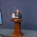 Presidente celebra reducción de precios en los combustibles./Foto: Álvaro Interiano.