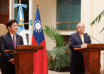Cancilleres de Guatemala y la República de China (Taiwán).