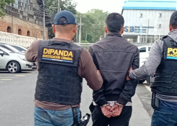 Capturado por delitos de extorsión. / Foto: PNC