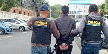 Capturado por delitos de extorsión. / Foto: PNC