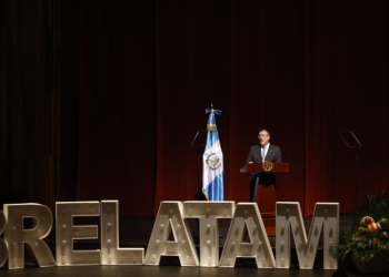 Presidente participó en el encuentro Abrelatam/ConDatos 2026. / Foto: Gilber García.