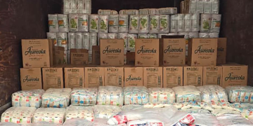 Raciones de alimentos llegaran a familias de tres departamentos. / Foto: MAGA