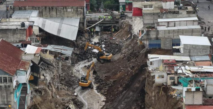 Insivumeh estudia el comportamiento del río Pinula ante los daños en Villa Hermosa