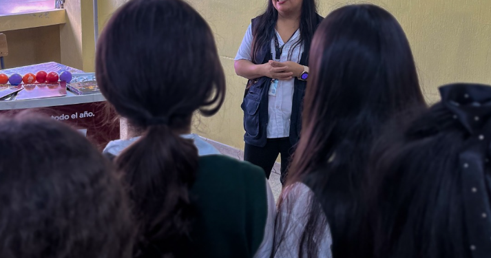 PGN promueve la protección de las niñas con actividades educativas en Mixco. / Foto: Alba Keneth