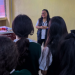 PGN promueve la protección de las niñas con actividades educativas en Mixco. / Foto: Alba Keneth