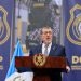 Presidente Bernardo Arévalo en graduación de nuevos guardias penitenciarios.