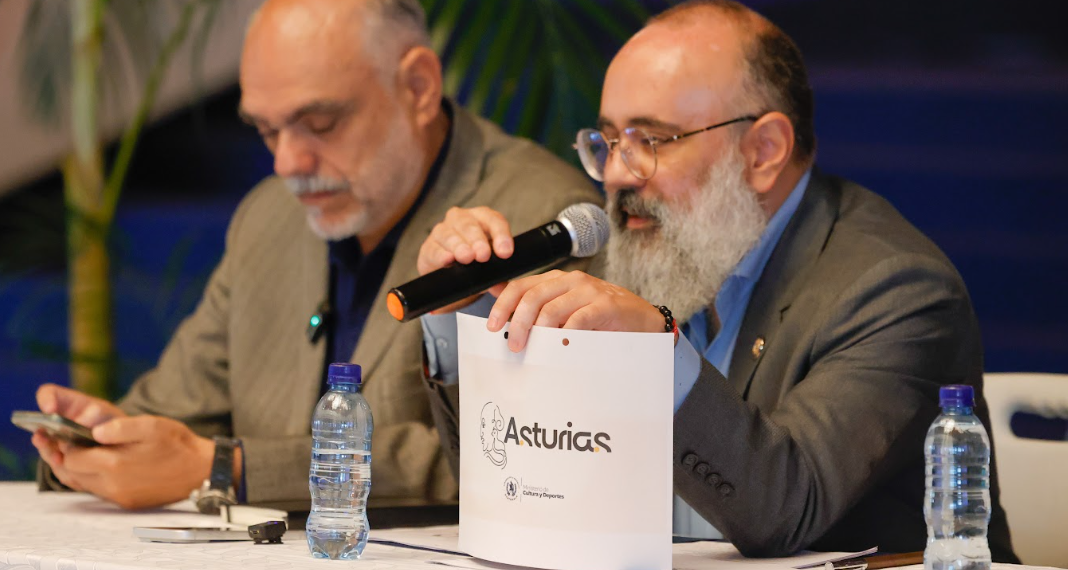 MCD presenta agenda cultural en el marco del retorno de Miguel Ángel Asturias./Foto: Analí Camey.