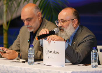 MCD presenta agenda cultural en el marco del retorno de Miguel Ángel Asturias./Foto: Analí Camey.