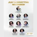Infografía con los retratos, nombres, cargos y bancadas de los nueve integrantes de la Junta Directiva del Congreso para 2027-2028.