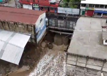 Rutas alternas tras restricción de puente Pinula./Foto: Conred.