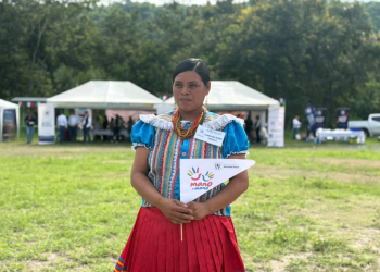 Florentina, beneficiaria de Mano a Mano./Foto: Mariana López.