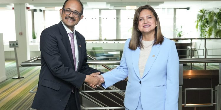Vicepresidenta Herrera busca cooperación con la ONU para prevenir desastres