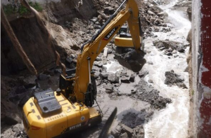 Conred trabaja para mitigar riesgos en Villa Hermosa I. / Foto: DCA.