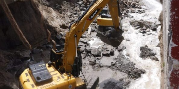 Conred trabaja para mitigar riesgos en Villa Hermosa I. / Foto: DCA.