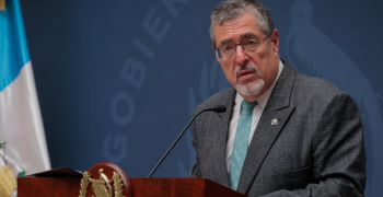 Presidente Arévalo se pronuncia ante terremoto en Panamá. / Foto: Álex Jacinto.
