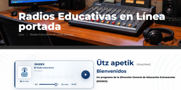 Programa de radios educativas del Mineduc promueve el acceso a educación comunitaria. (Foto: captura de pantalla)